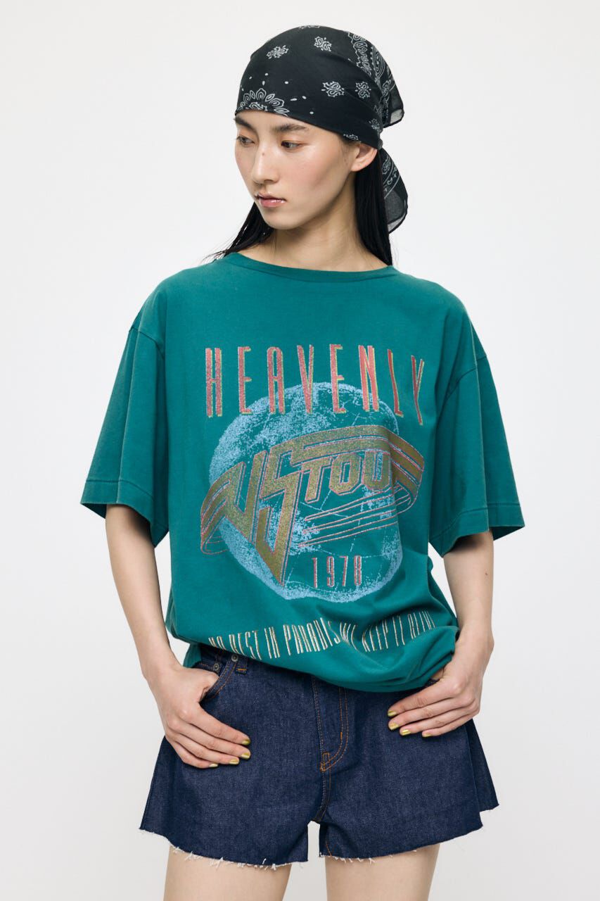 MOUSSY「FADED GRAPHIC LOOSE ティ」|Tシャツ・カットソー|