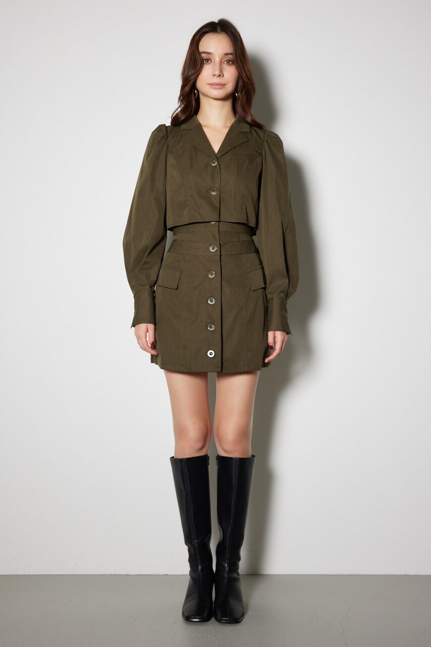 rienda「ラップパターンミニ ワンピース」|ワンピース|