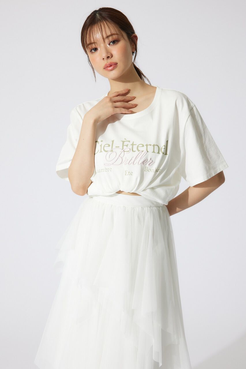 rienda「BigロゴTシャツ」|Tシャツ・カットソー|WHT