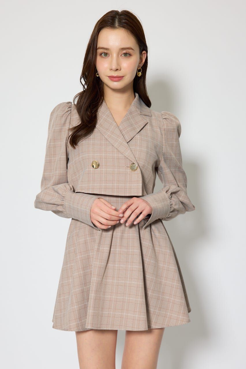 rienda「テーラードデザインミニワンピース」|ワンピース|