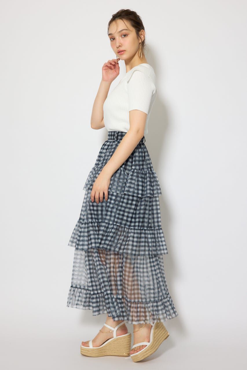 rienda「BIGカラーニットトップス」|ニット・セーター|