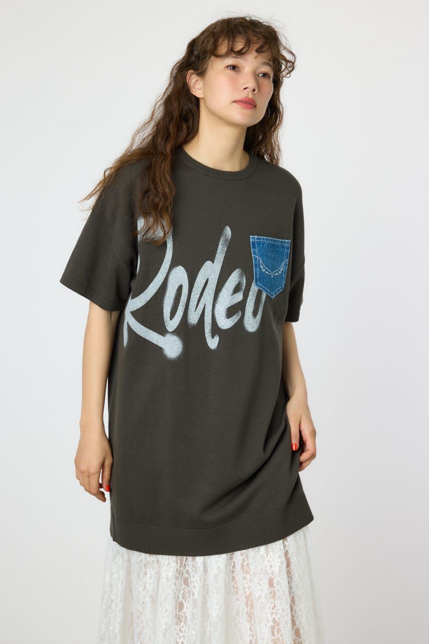 RODEO CROWNS「スプレーロゴニットワンピース」|ワンピース|C.GRY
