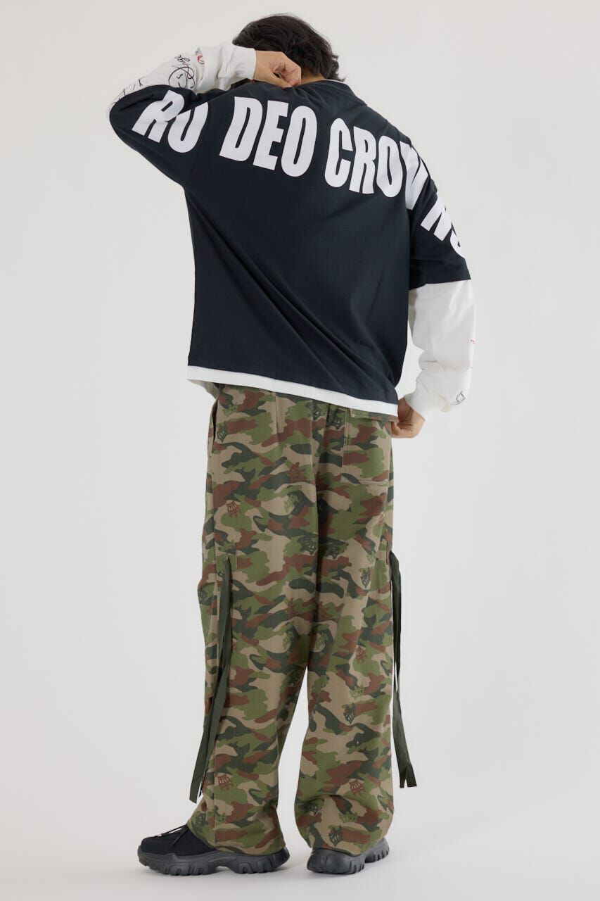 RODEO CROWNS「オーバーロゴレイヤードロングスリーブTシャツ」|Tシャツ・カットソー|