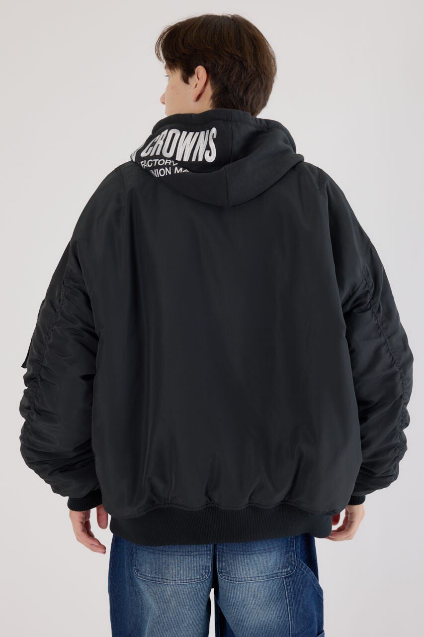 RODEO CROWNS「フーディーMA-1」|ブルゾン・スタジャン|
