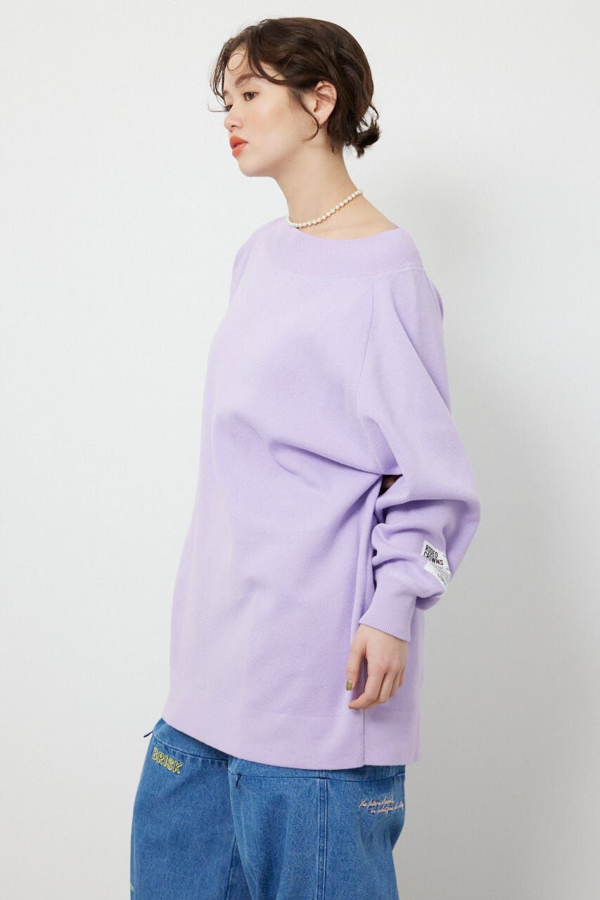 RODEO CROWNS「スウェットライクオフショルニットワンピース」|ワンピース|