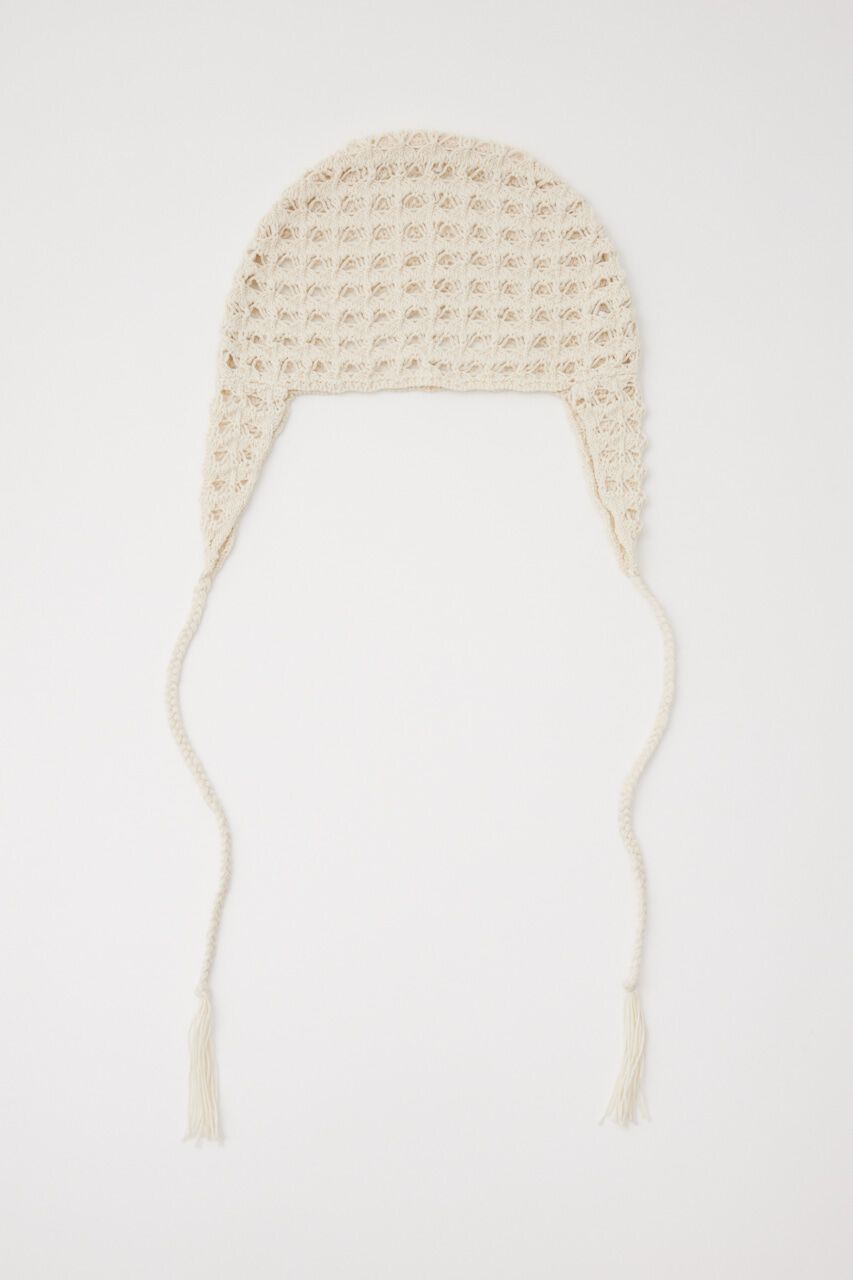 SLY「MESH KNIT FLAP キャップ」|その他|O/WHT1