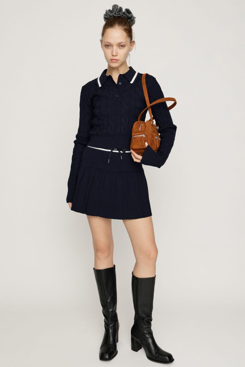 SLY「CABLE KNIT SET UP」|ワンピース|