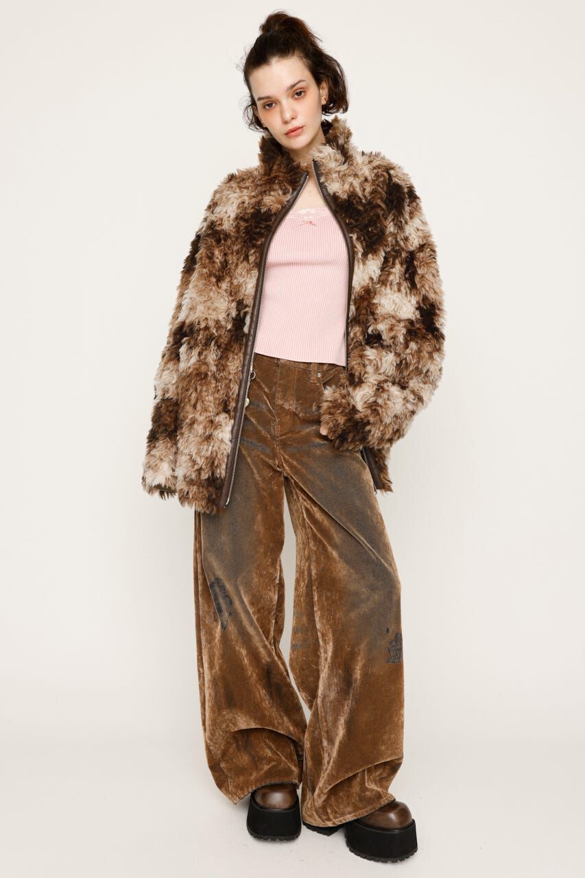 SLY「CURLED BOA ブルゾン」|ブルゾン・スタジャン|