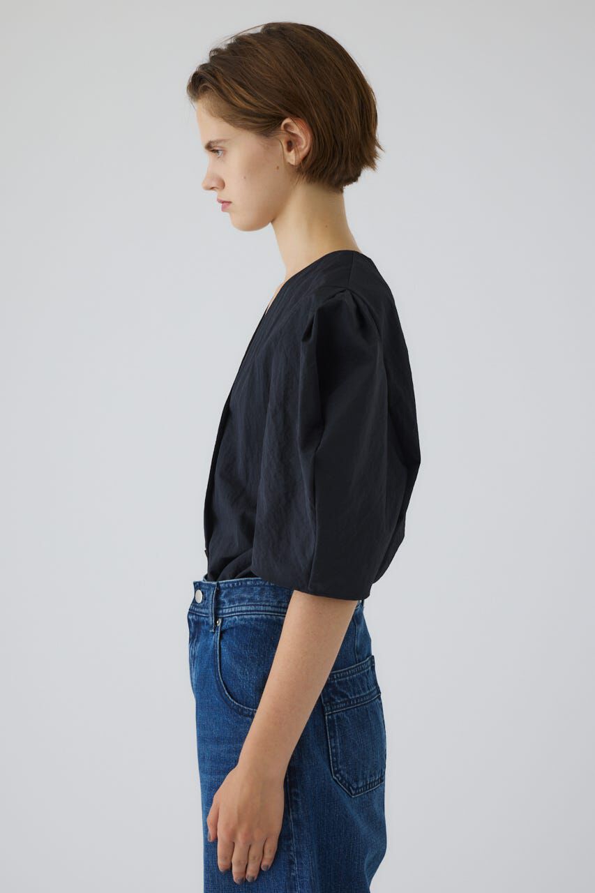 RIM.ARK 「Volume sleeve v-neck SH」|シャツ・ブラウス|