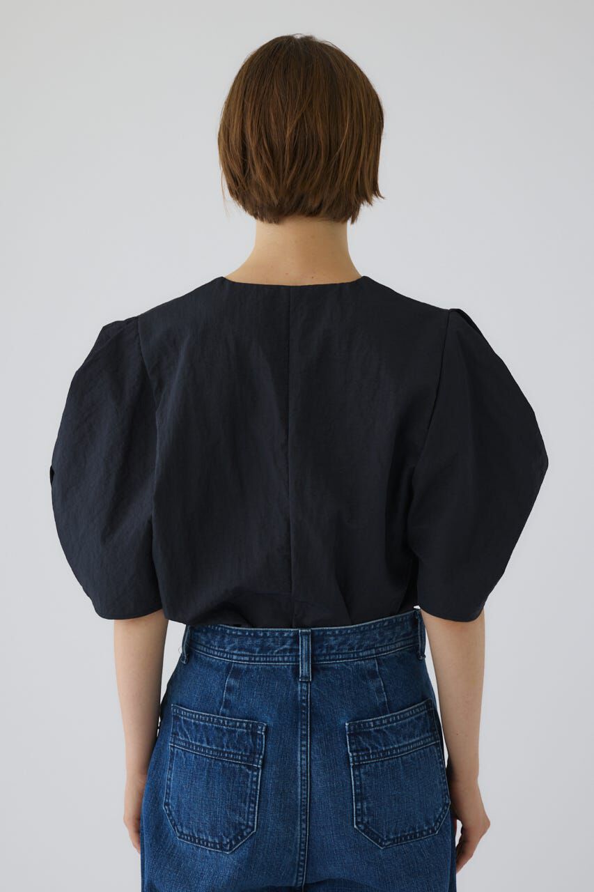 RIM.ARK 「Volume sleeve v-neck SH」|シャツ・ブラウス|