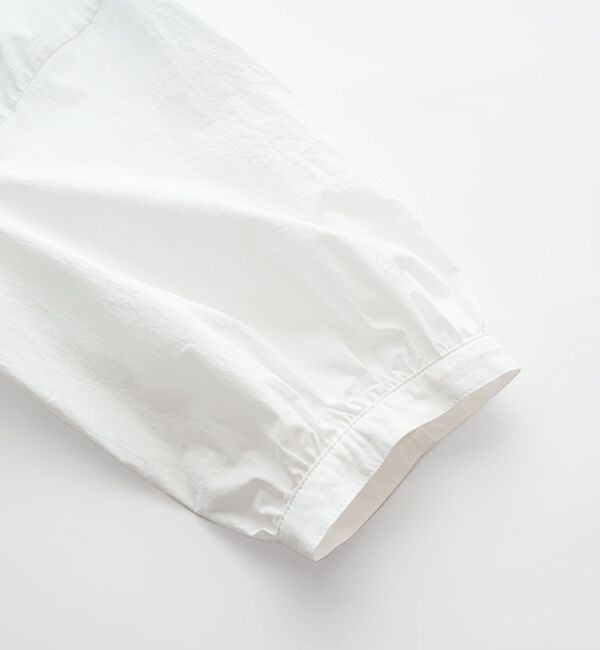 休日と詩「小さなポケットと襟のシャツ"7分袖"」|シャツ・ブラウス|