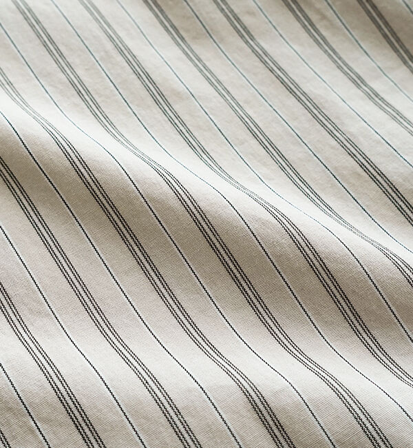 休日と詩「小さなポケットと襟のシャツ"7分袖"」|シャツ・ブラウス|