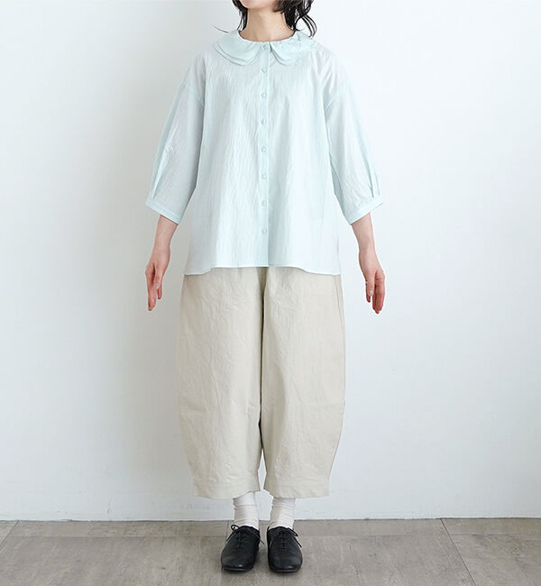 オオカミとフクロウ「オオカミと月星の遊園地&ldquo;ブラウス&rdquo;」|シャツ・ブラウス|