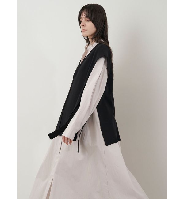 ELENDEEK「KNIT VEST LAYERED SH OP」|ワンピース|