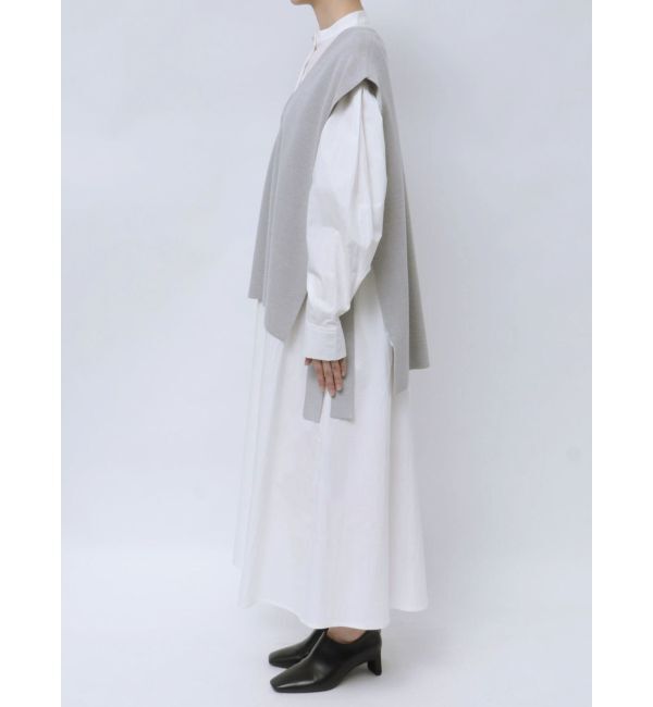 ELENDEEK「KNIT VEST LAYERED SH OP」|ワンピース|