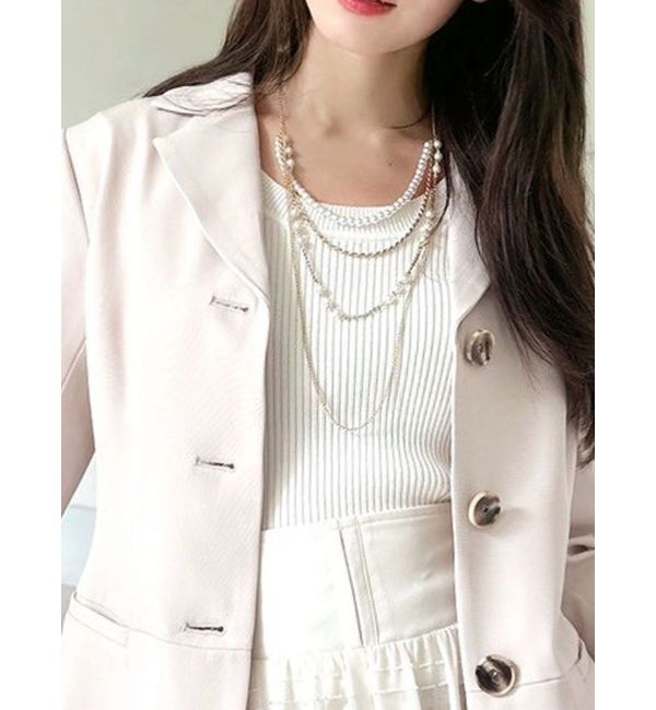 RESEXXY「メニーチェーンロングネックレス」|ネックレス|ゴールド