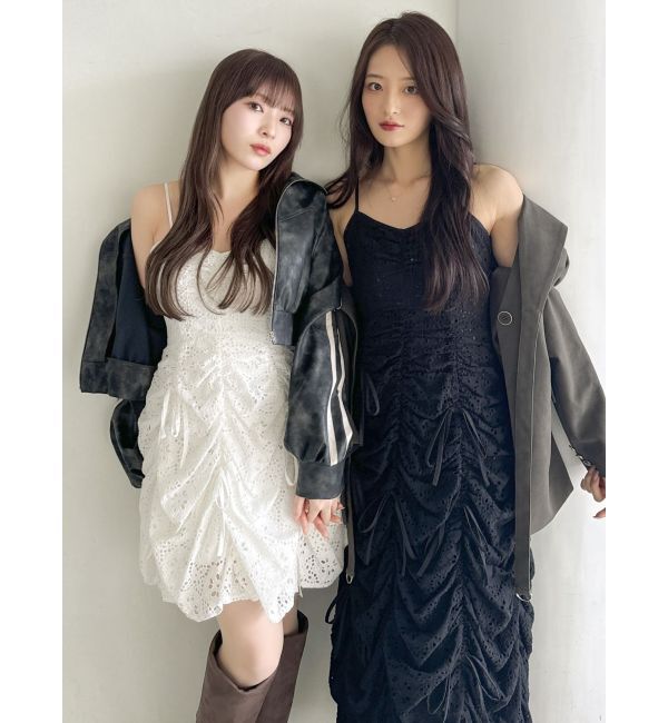 dazzlin「ギャザーリボンワンピース」|ワンピース|