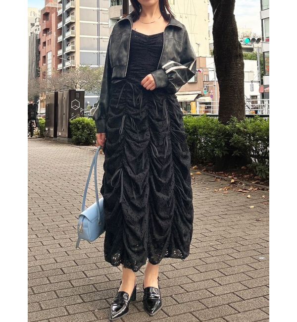 dazzlin「ギャザーリボンワンピース」|ワンピース|