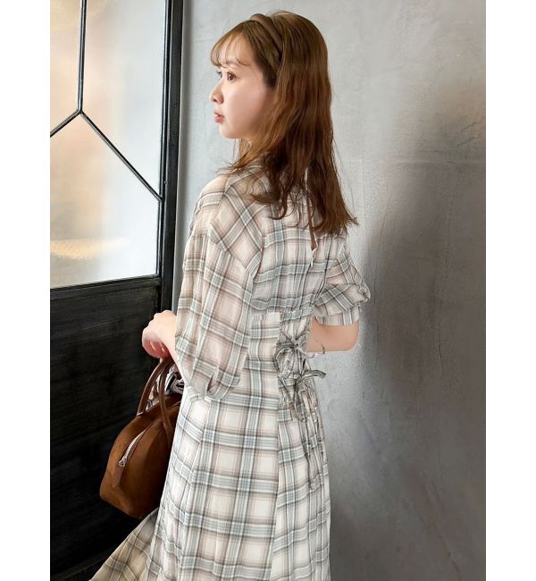 dazzlin「レイヤードシャツドッキングワンピース」|ワンピース|