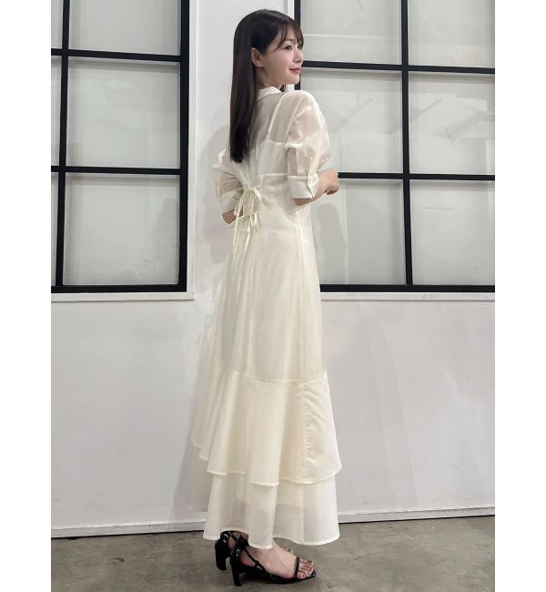 dazzlin「レイヤードシャツドッキングワンピース」|ワンピース|