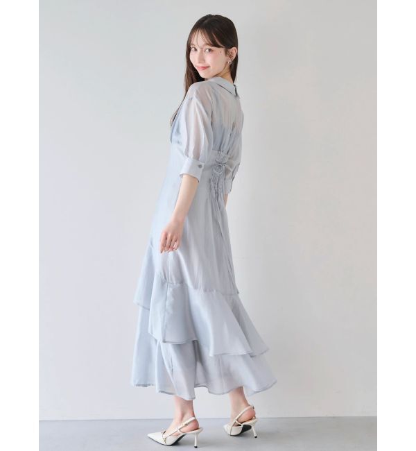 dazzlin「レイヤードシャツドッキングワンピース」|ワンピース|