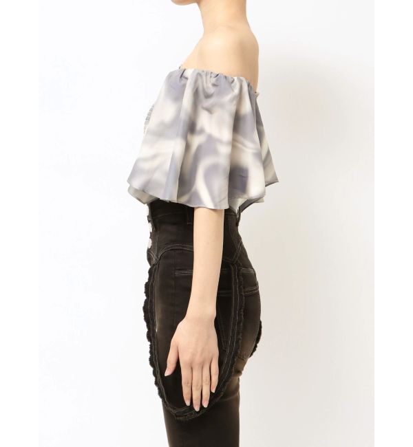 EMODA「ペタルスリーブショートトップ」|Tシャツ・カットソー|