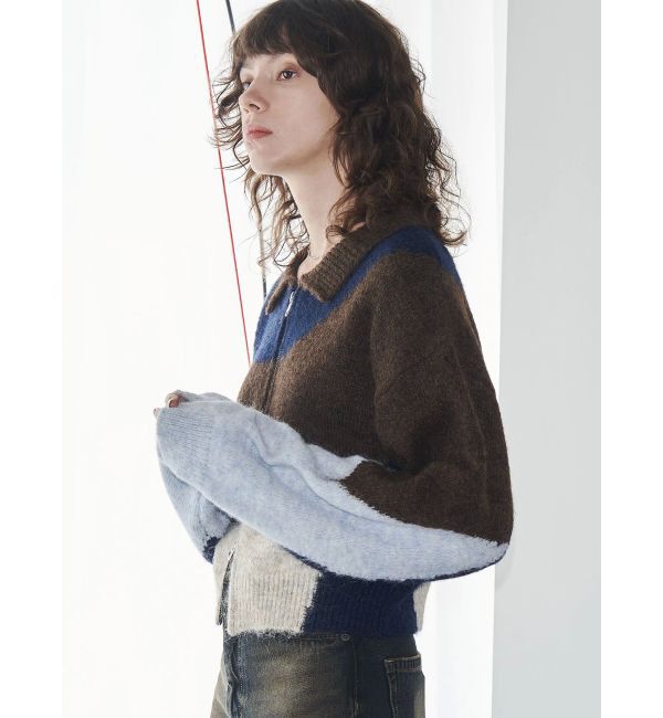 EMODA「【VEQUM】JACQUARD PATTERN KNIT」|ニット・セーター|