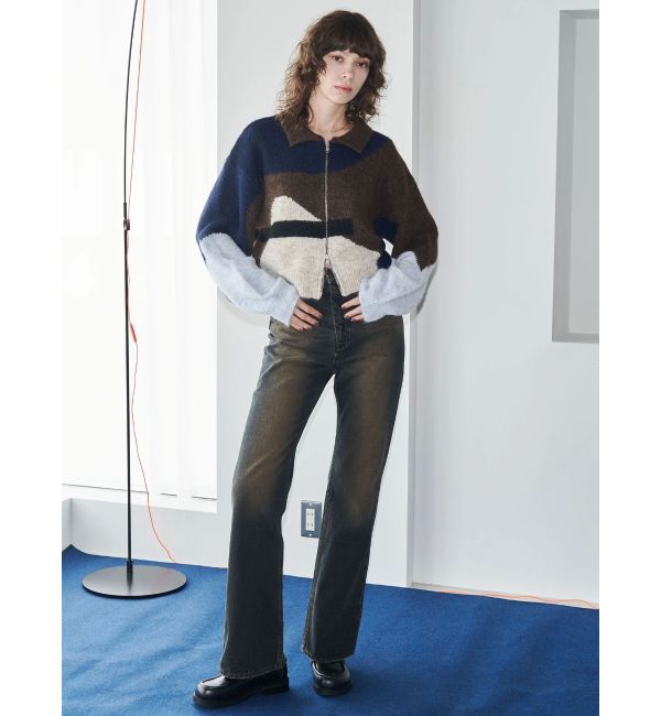 EMODA「【VEQUM】JACQUARD PATTERN KNIT」|ニット・セーター|