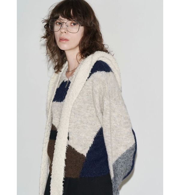 EMODA「【VEQUM】JACQUARD PATTERN KNIT」|ニット・セーター|