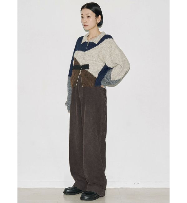 EMODA「【VEQUM】JACQUARD PATTERN KNIT」|ニット・セーター|