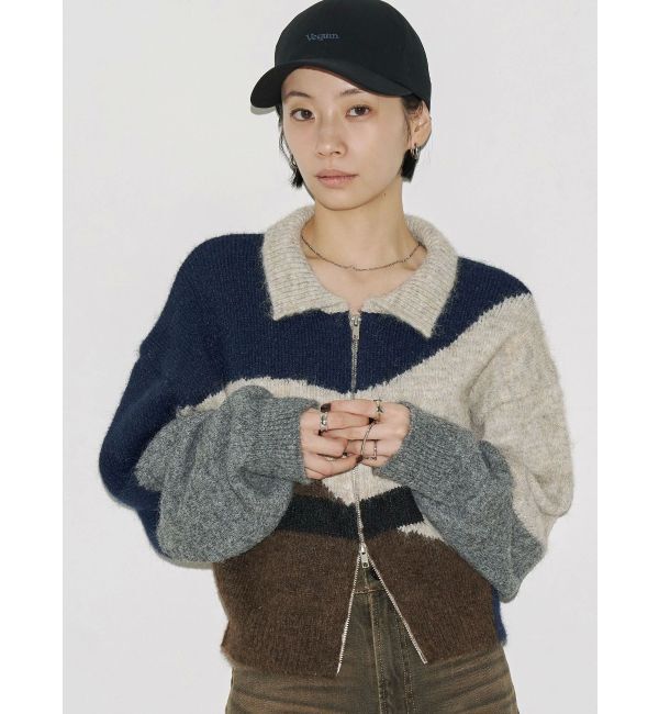 EMODA「【VEQUM】JACQUARD PATTERN KNIT」|ニット・セーター|