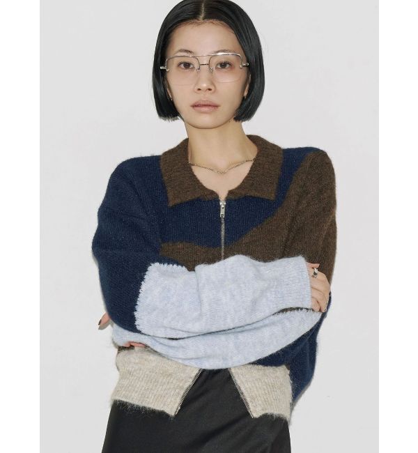 EMODA「【VEQUM】JACQUARD PATTERN KNIT」|ニット・セーター|