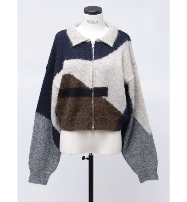 EMODA「【VEQUM】JACQUARD PATTERN KNIT」|ニット・セーター|