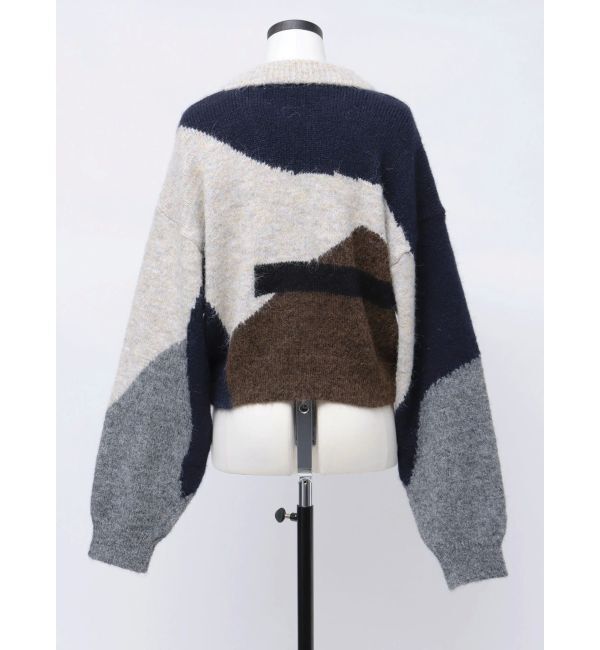 EMODA「【VEQUM】JACQUARD PATTERN KNIT」|ニット・セーター|