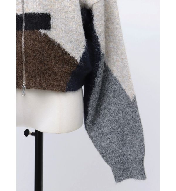 EMODA「【VEQUM】JACQUARD PATTERN KNIT」|ニット・セーター|