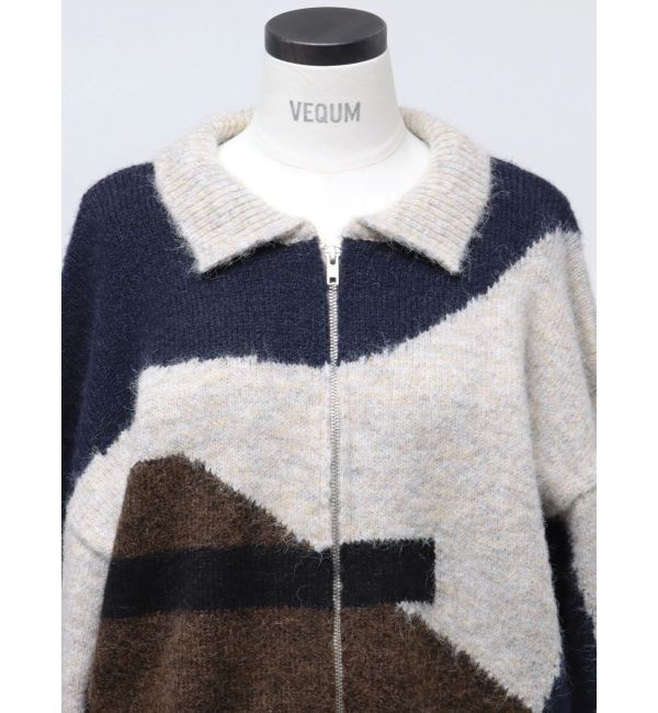EMODA「【VEQUM】JACQUARD PATTERN KNIT」|ニット・セーター|