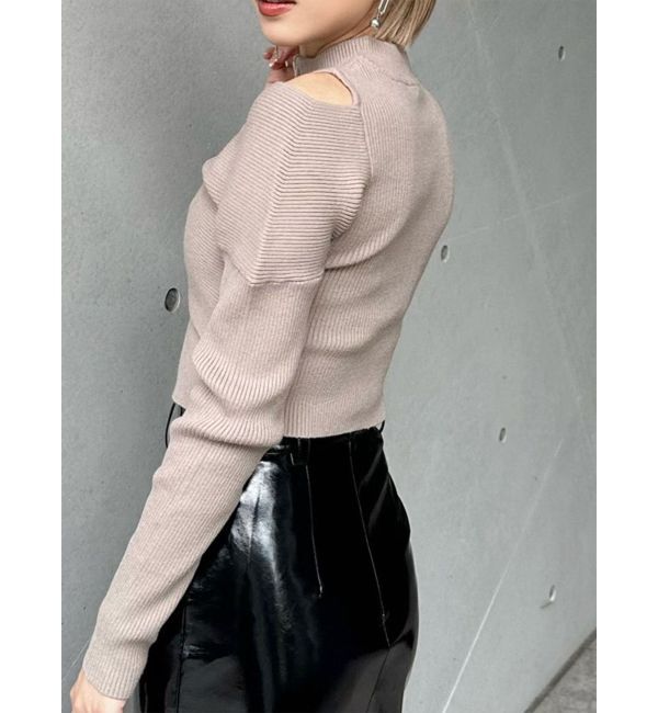 MURUA「カシュクールハーフジップトップス」|ニット・セーター|