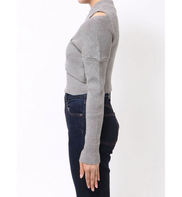 MURUA「カシュクールハーフジップトップス」|ニット・セーター|