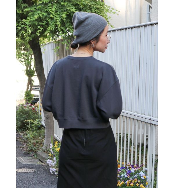 Ungrid「スリーブボリュームショートスウェット」|スウェット・ジャージ|