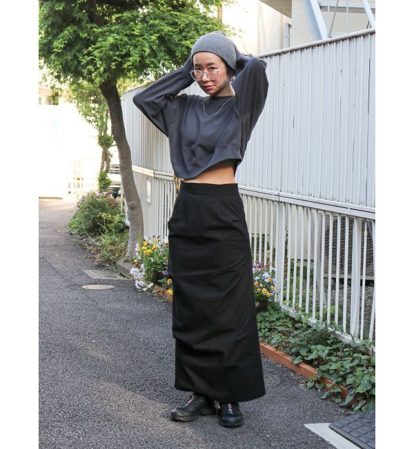 Ungrid「スリーブボリュームショートスウェット」|スウェット・ジャージ|