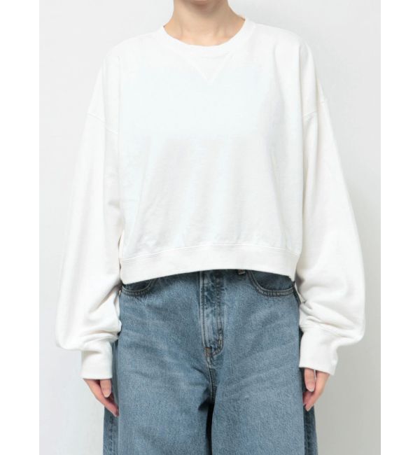 Ungrid「スリーブボリュームショートスウェット」|スウェット・ジャージ|