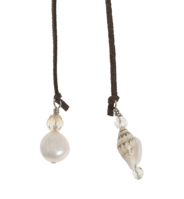Ungrid「シェルモチーフデザインネックレス」|ネックレス|