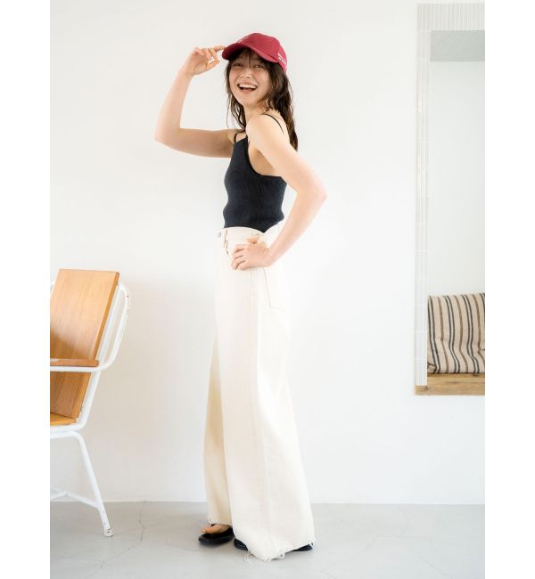 Ungrid「エンブロイダリーカラーロゴキャップ」|キャップ・キャスケット|