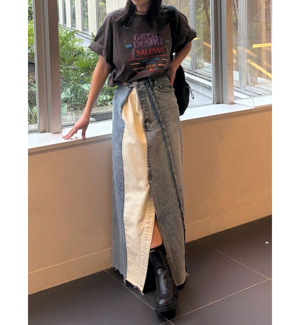 Ungrid「リメイクデザインデニムスカート」|スカート|