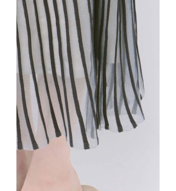 LAGUNAMOON「シアーパターンニットワンピース」|ワンピース|