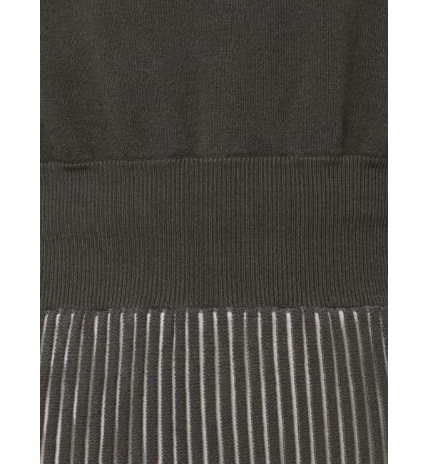 LAGUNAMOON「シアーパターンニットワンピース」|ワンピース|