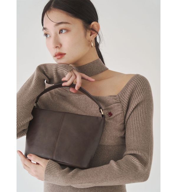 LAGUNAMOON「【POLO BCSコラボ】オフショルチョーカーニットワンピース」|ワンピース|