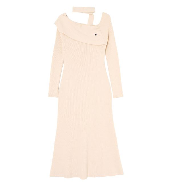 LAGUNAMOON「【POLO BCSコラボ】オフショルチョーカーニットワンピース」|ワンピース|