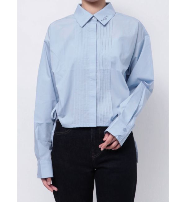 jouetie「フロントプリーツサイドギャザーシャツ」|シャツ・ブラウス|