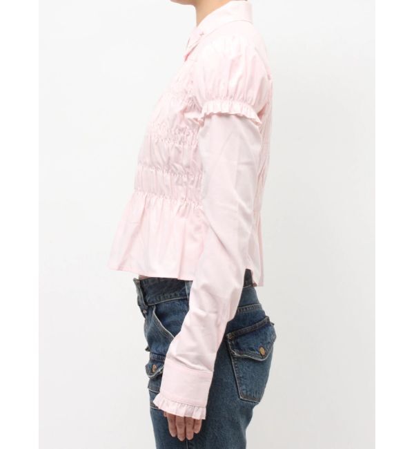 jouetie「レイヤードスリーブシャーリングブラウス」|シャツ・ブラウス|